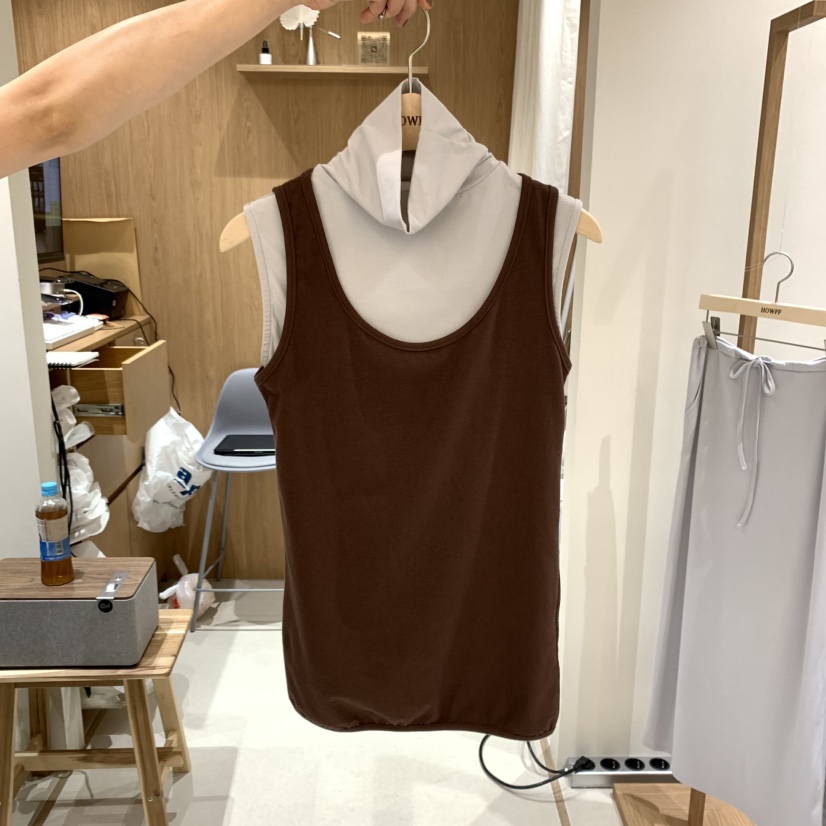 HOWFF東大門㊣實拍女士新款休閑人氣熱賣職業吊帶背心不含內搭HOWFF吊帶/背心圖色2