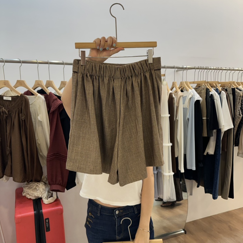 ABLESTUDIO東大門㊣代購女士新品時尚25秋冬真品人氣休閑短褲ABLESTUDIO短褲