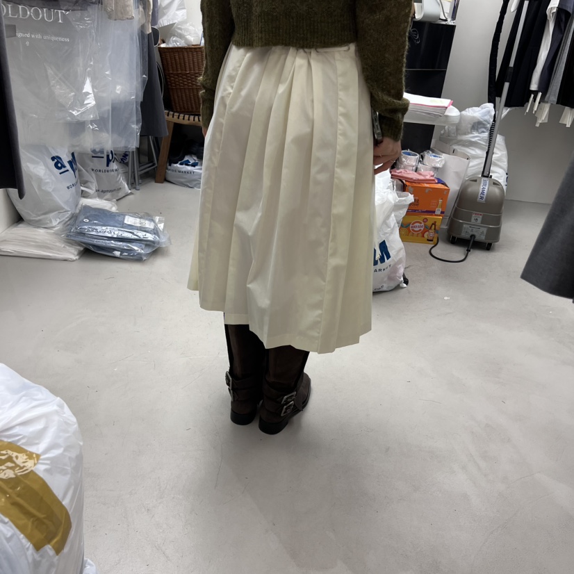 SOLD OUT東大門㊣直郵女士新品熱賣人氣25秋冬半身裙中短裙百褶SOLD OUT半身裙/中短裙