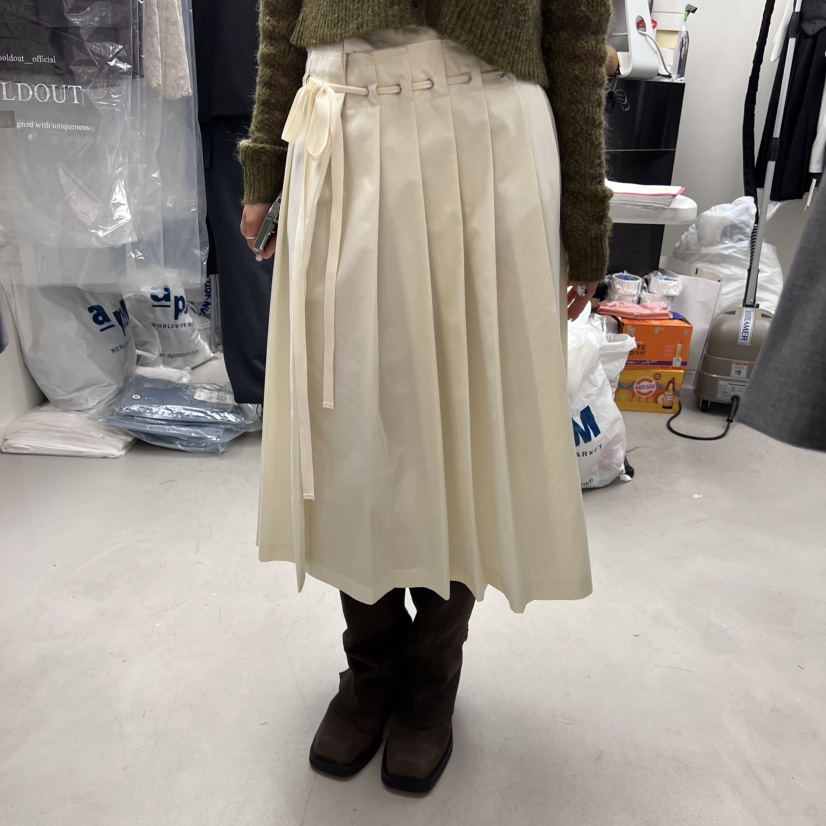 SOLD OUT東大門㊣直郵女士新品熱賣人氣25秋冬半身裙中短裙百褶SOLD OUT半身裙/中短裙圖色1