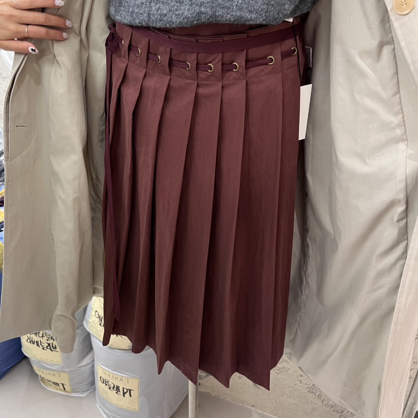 SOLD OUT東大門㊣直郵女士新品熱賣人氣25秋冬半身裙中短裙百褶SOLD OUT半身裙/中短裙圖色3