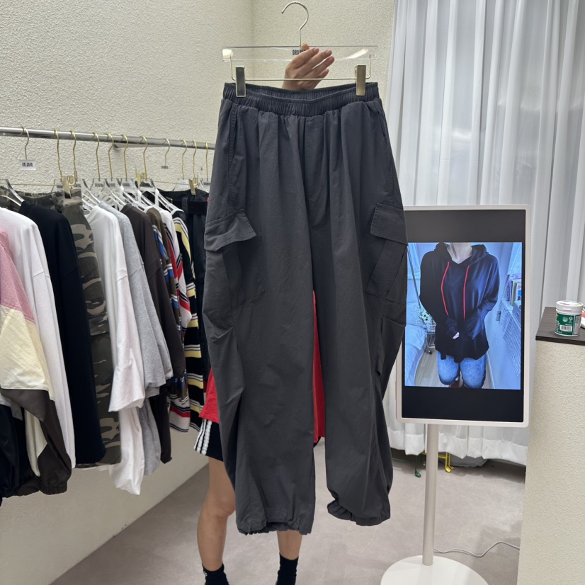 DRAWING東大門㊣實拍女裝新款職業休閑人氣時尚真品25秋冬休閑褲DRAWING休閑褲圖色2