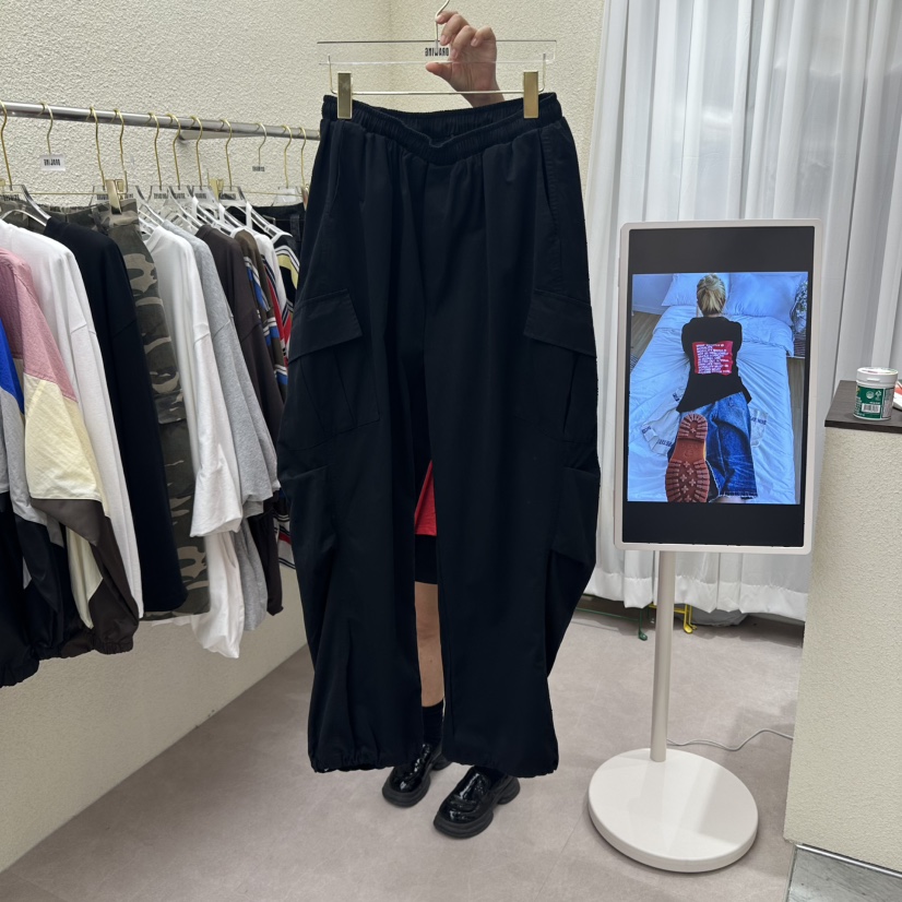 DRAWING東大門㊣實拍女裝新款職業休閑人氣時尚真品25秋冬休閑褲DRAWING休閑褲圖色3