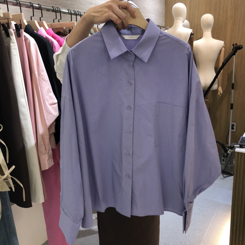 BISHOP東大門㊣直郵女裝新品25秋冬時尚真品人氣襯衫蕾絲衫BISHOP襯衫/蕾絲衫圖色3