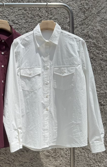 LIMLIMLIM東大門㊣實拍女士新品真品熱賣襯衫蕾絲衫口袋棉質LIM LIM LIM襯衫/蕾絲衫圖色3
