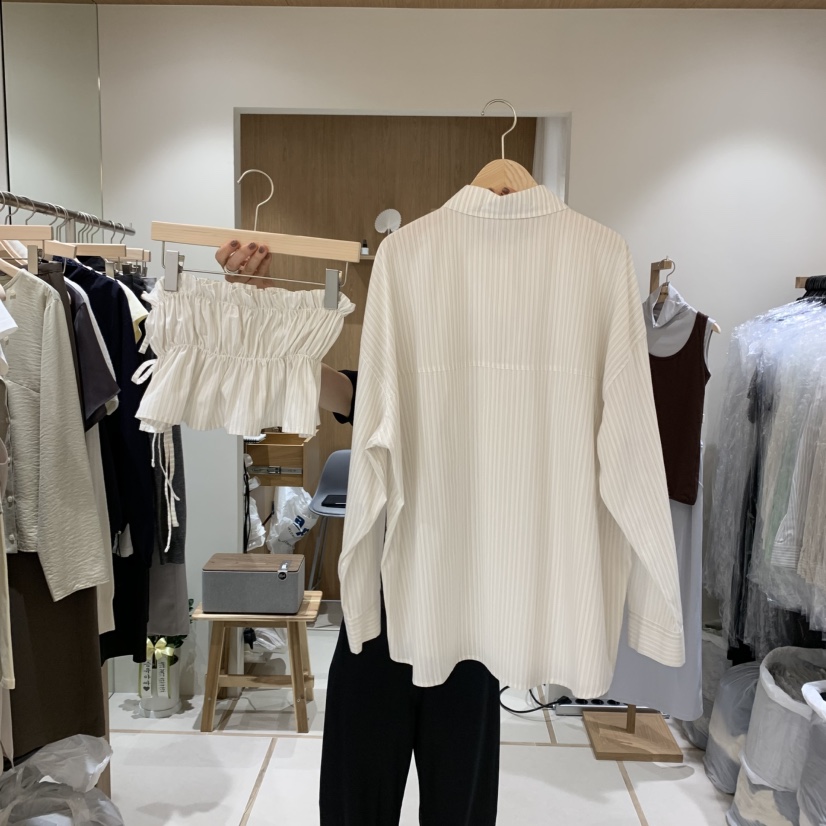 HOWFF韓國代購㊣女士新品熱賣時尚休閑人氣25秋冬套裝套裝條紋HOWFF套裝