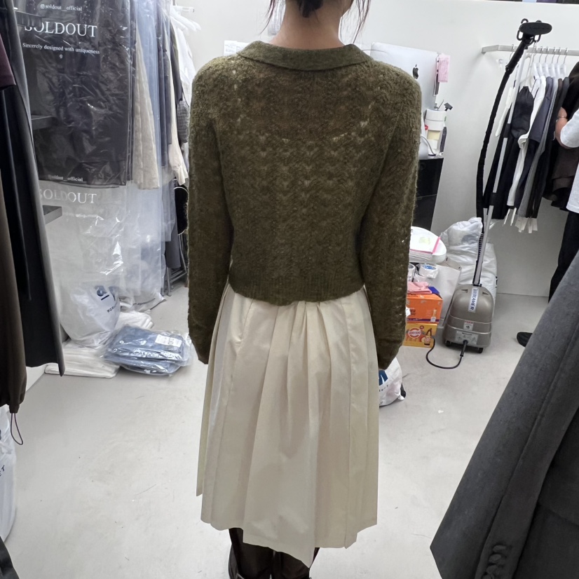 SOLD OUT東大門㊣直郵女裝新品25秋冬真品休閑針織衫羊毛開衫SOLD OUT針織衫