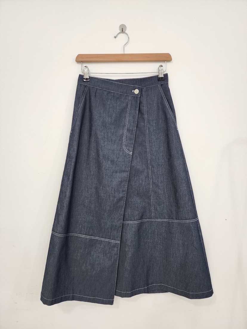LE MIU韓國直郵㊣女裝新款職業真品熱賣25秋冬人氣休閑長裙LE_MIU長裙圖色1