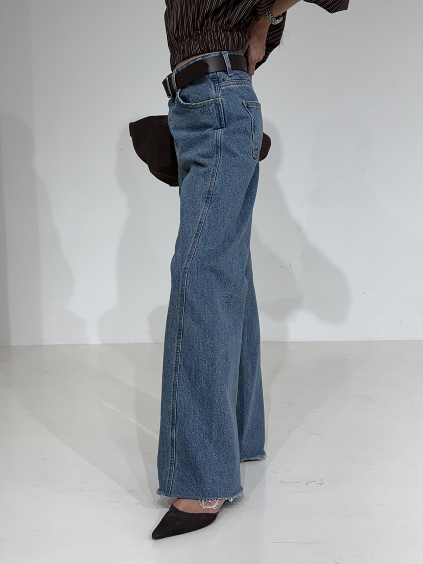 LIMLIMLIM東大門㊣直郵女士新品25秋冬真品職業牛仔褲不含腰帶LIM LIM LIM牛仔褲