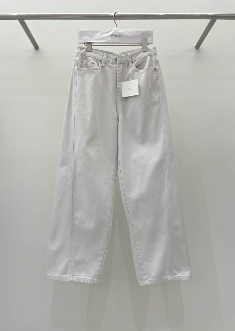 ARTISANAL東大門㊣代購女裝新款時尚25秋冬職業熱賣牛仔褲鏤空ARTISANAL牛仔褲圖色1