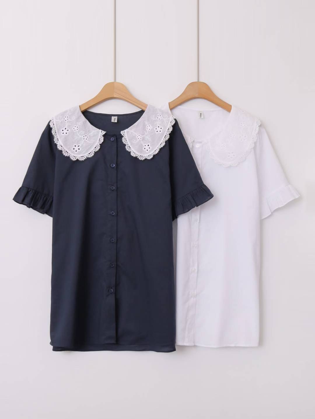 WHITE BEAR東大門㊣代購女士新品休閑職業人氣真品襯衫蕾絲衫WHITE BEAR襯衫/蕾絲衫