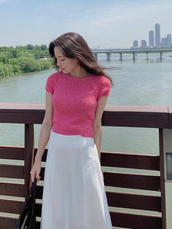 THEBARN東大門㊣直郵女士新款25秋夏推薦人氣時尚職業針織衫THEBARN針織衫圖色4