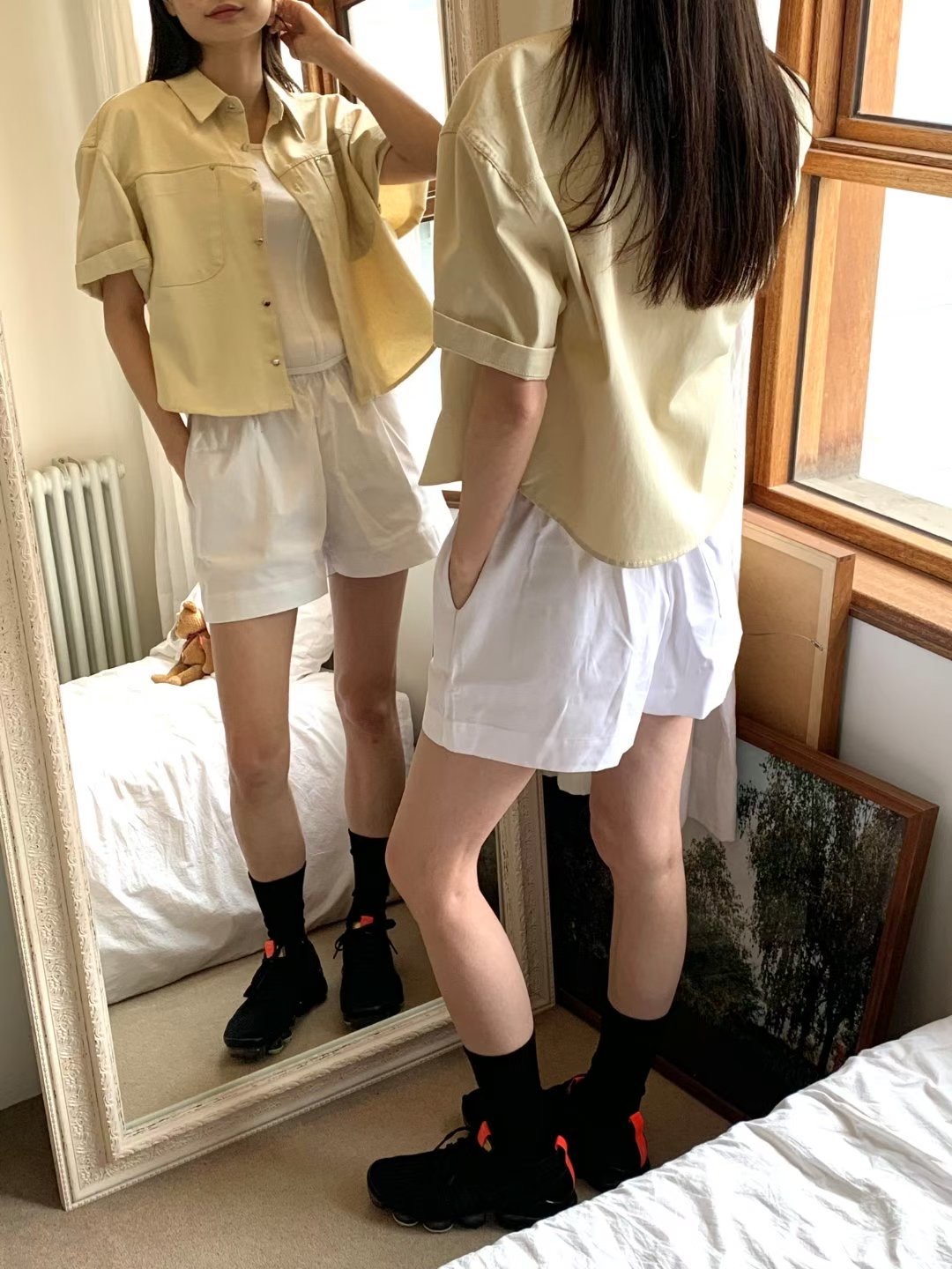 THEBARN韓國直郵㊣女士新款25秋夏人氣休閑熱賣推薦襯衫蕾絲衫THEBARN襯衫/蕾絲衫