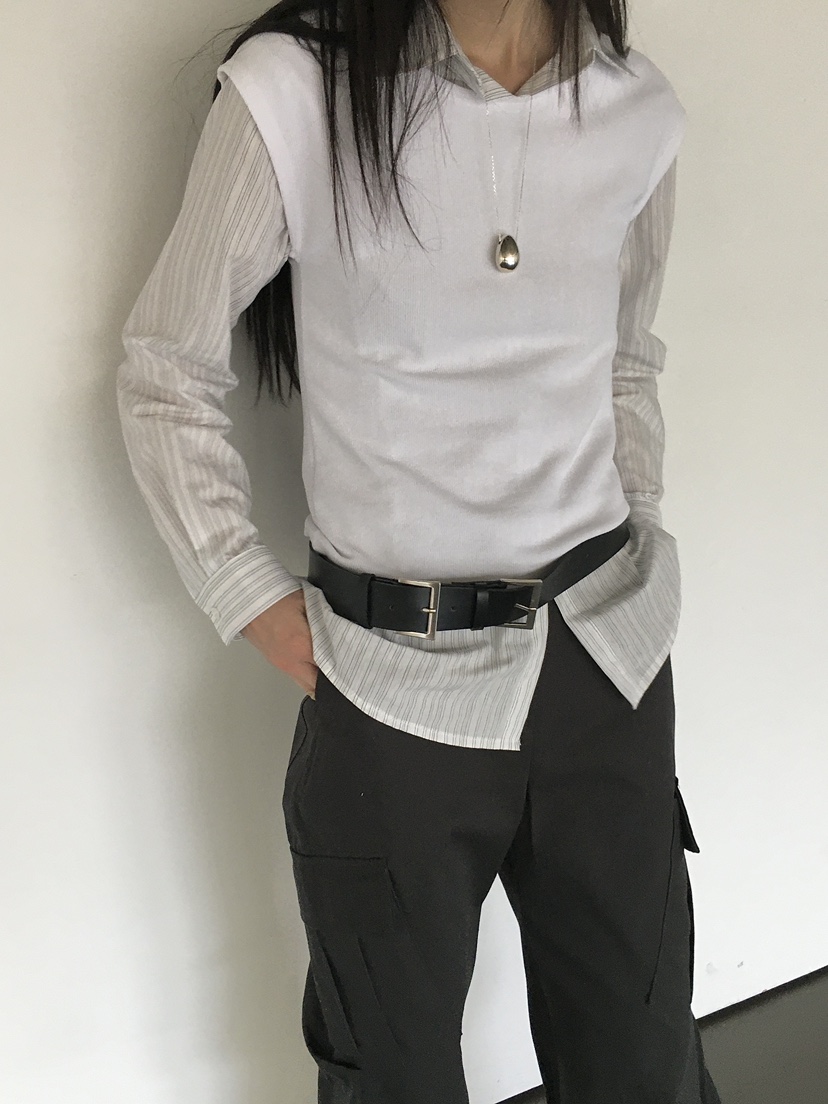 MONDAYMORING東大門㊣實拍女裝新品25秋冬熱賣職業襯衫蕾絲衫MONDAYMORING襯衫/蕾絲衫