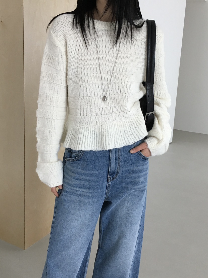 MONDAYMORING韓國代購㊣女裝新品真品職業休閑25秋冬針織衫羊駝MONDAYMORING針織衫