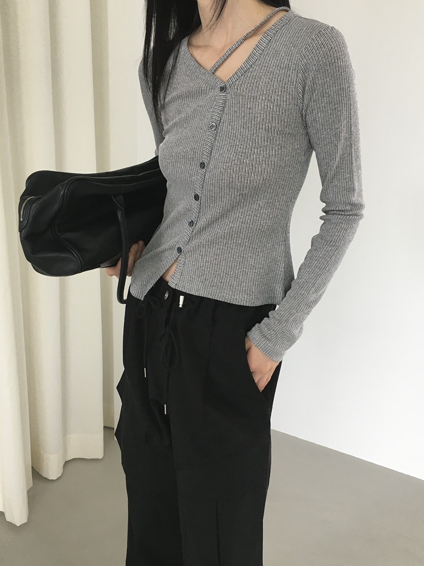 MONDAYMORING韓國代購㊣女士新款時尚人氣推薦熱賣休閑長袖T恤MONDAYMORING長袖T恤
