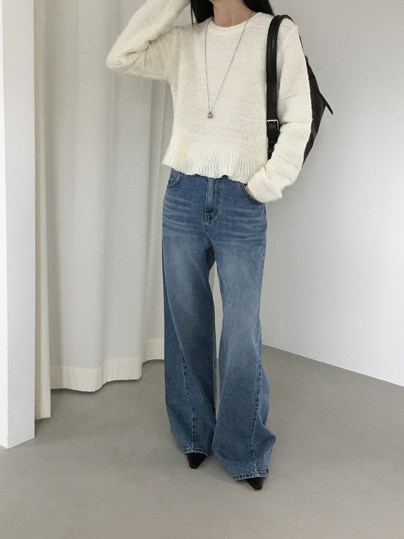 MONDAYMORING東大門㊣代購女士新品人氣真品熱賣推薦牛仔褲MONDAYMORING牛仔褲