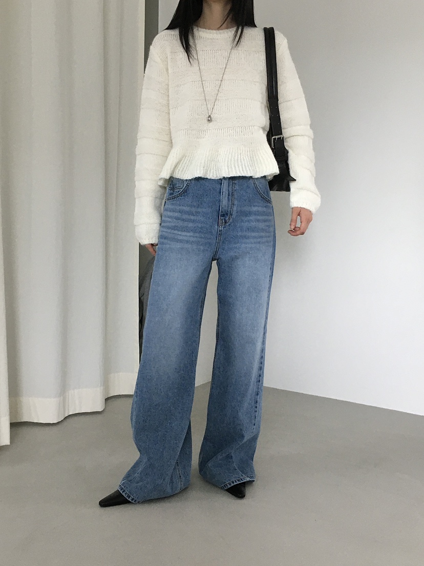 MONDAYMORING東大門㊣代購女士新品人氣真品熱賣推薦牛仔褲MONDAYMORING牛仔褲