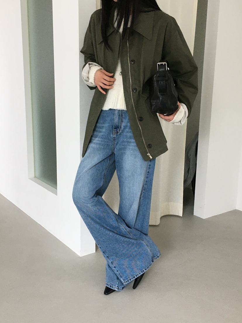 MONDAYMORING東大門㊣代購女士新品人氣真品熱賣推薦牛仔褲MONDAYMORING牛仔褲
