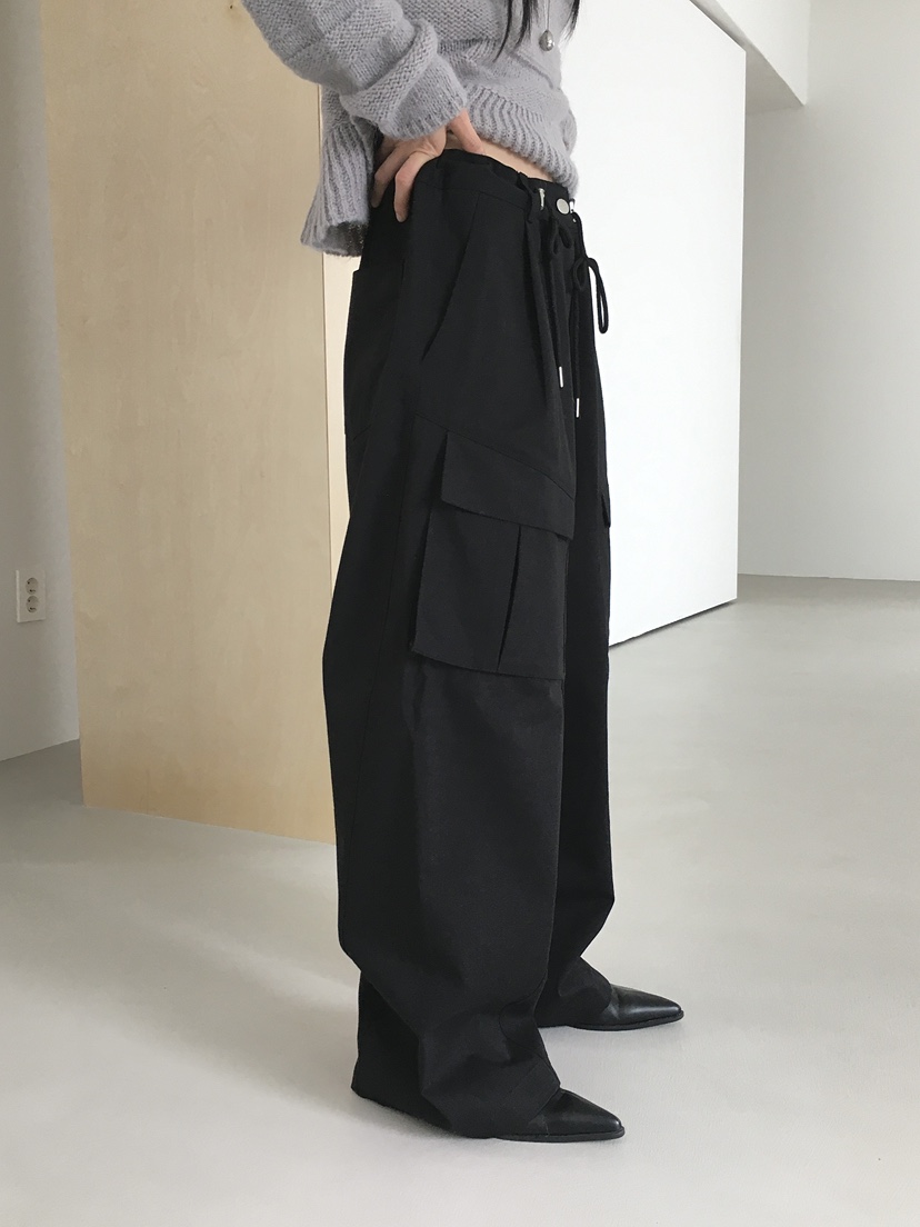 MONDAYMORING韓國代購㊣女士新品時尚休閑推薦人氣25秋冬休閑褲MONDAYMORING休閑褲
