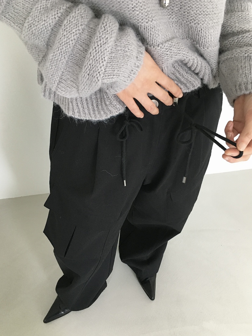 MONDAYMORING韓國代購㊣女士新品時尚休閑推薦人氣25秋冬休閑褲MONDAYMORING休閑褲