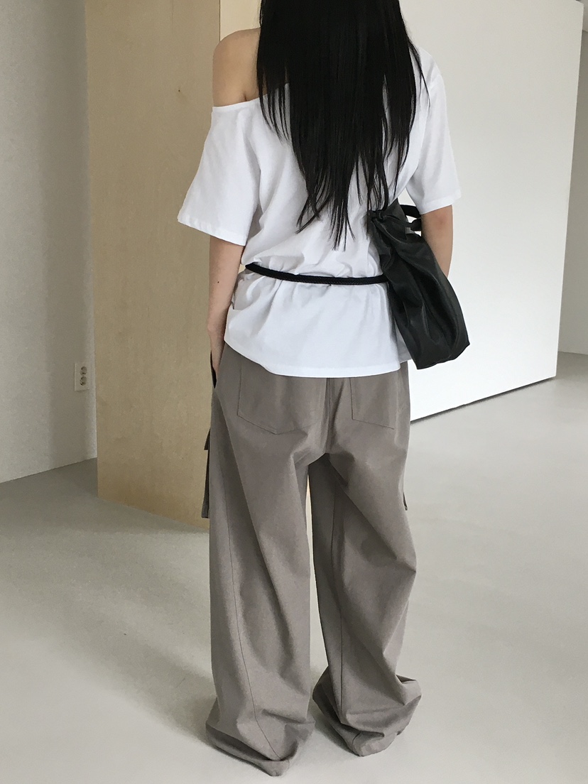 MONDAYMORING韓國代購㊣女士新品時尚休閑推薦人氣25秋冬休閑褲MONDAYMORING休閑褲