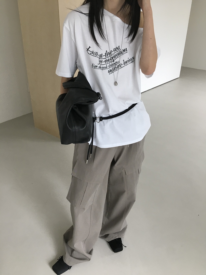 MONDAYMORING韓國代購㊣女士新品時尚休閑推薦人氣25秋冬休閑褲MONDAYMORING休閑褲