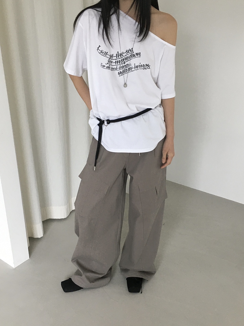 MONDAYMORING韓國代購㊣女士新品時尚休閑推薦人氣25秋冬休閑褲MONDAYMORING休閑褲