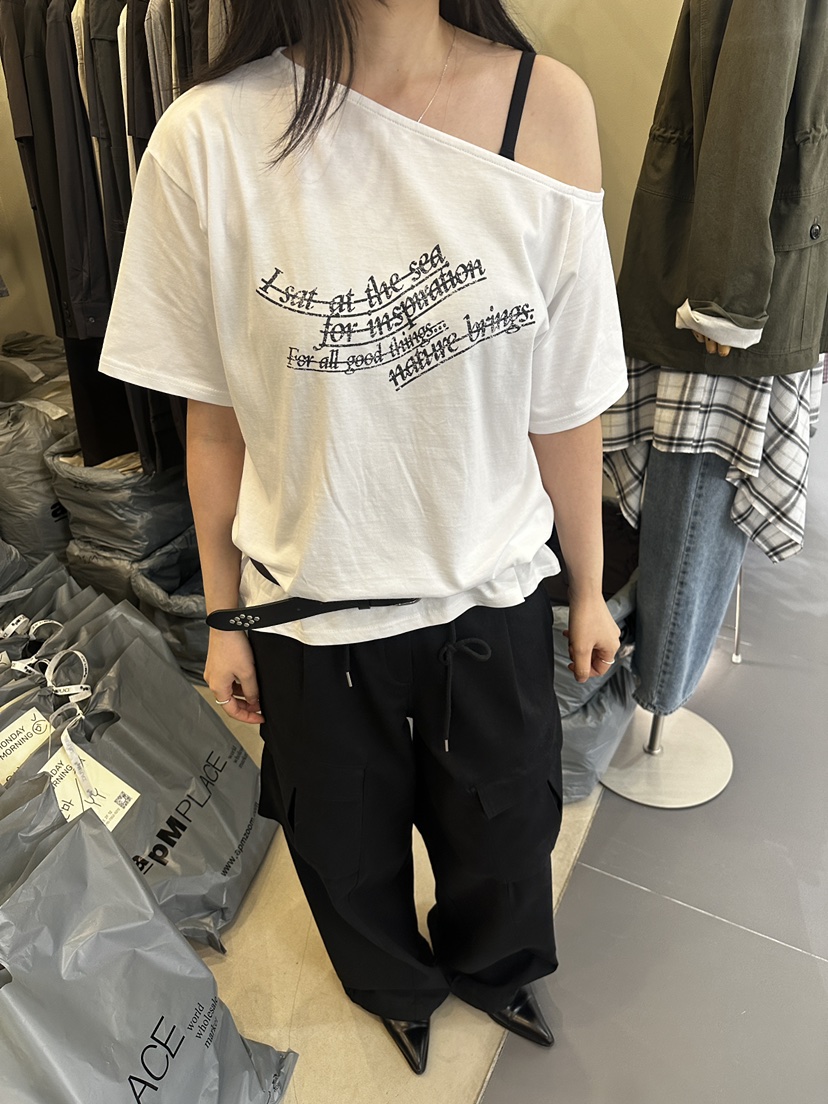 MONDAYMORING韓國直郵㊣女士新款休閑時尚真品職業25秋冬T恤MONDAYMORINGT恤圖色3