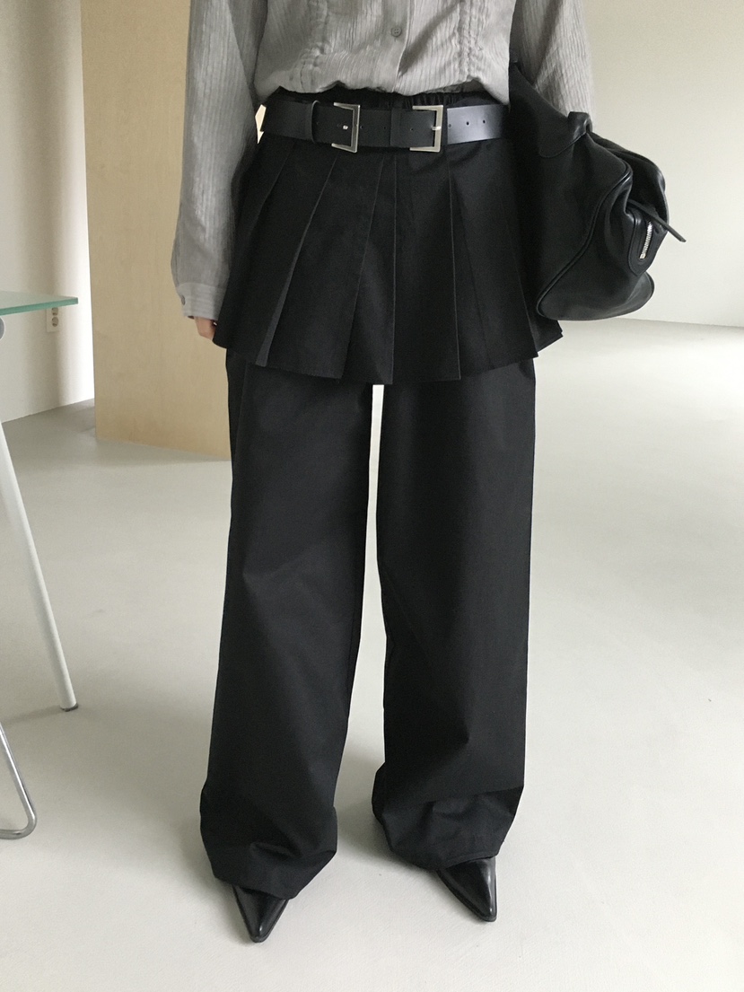 MONDAYMORING韓國代購㊣女裝新款休閑熱賣25秋冬真品推薦裙褲MONDAYMORING裙褲