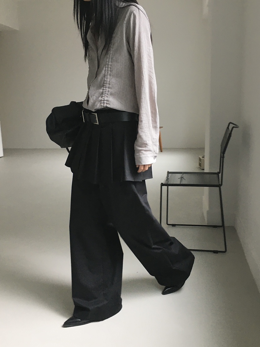 MONDAYMORING韓國代購㊣女裝新款休閑熱賣25秋冬真品推薦裙褲MONDAYMORING裙褲