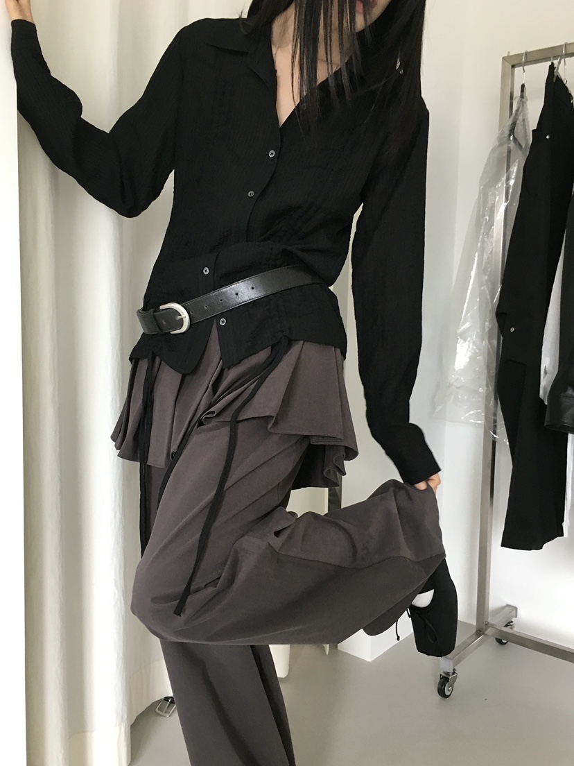 MONDAYMORING韓國代購㊣女裝新款休閑熱賣25秋冬真品推薦裙褲MONDAYMORING裙褲