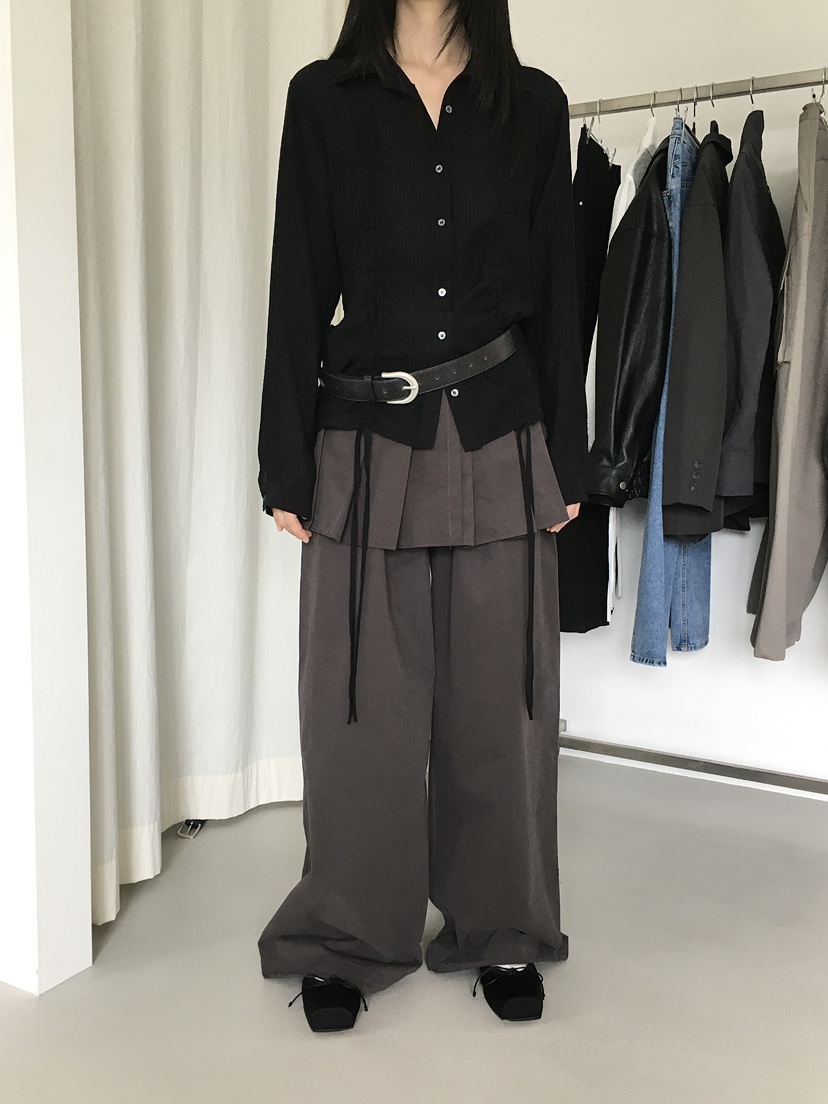 MONDAYMORING韓國代購㊣女裝新款休閑熱賣25秋冬真品推薦裙褲MONDAYMORING裙褲