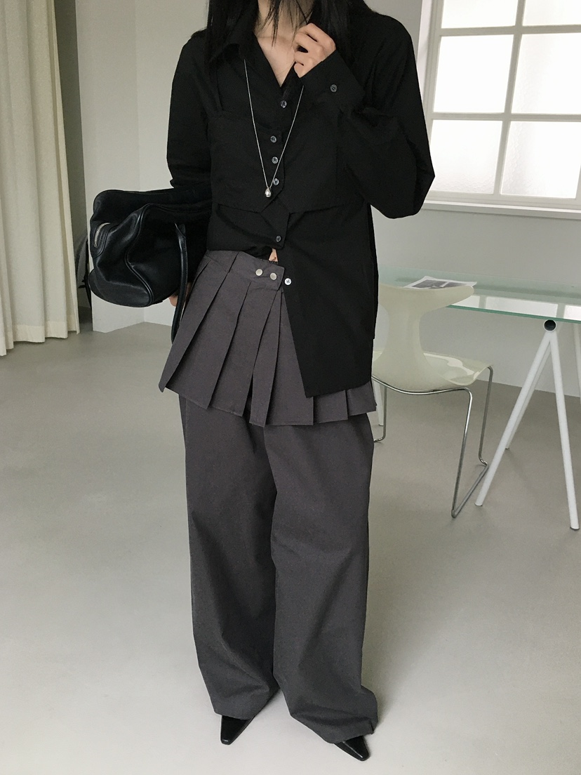 MONDAYMORING韓國代購㊣女裝新款休閑熱賣25秋冬真品推薦裙褲MONDAYMORING裙褲