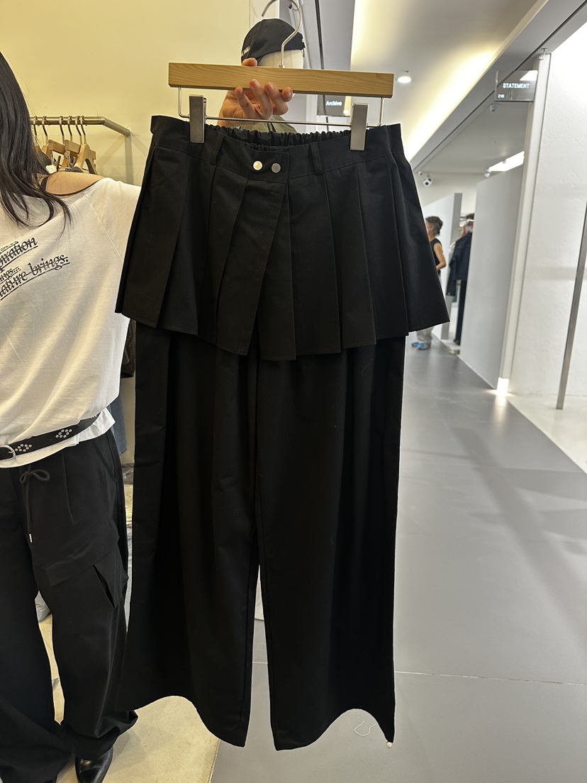MONDAYMORING韓國代購㊣女裝新款休閑熱賣25秋冬真品推薦裙褲MONDAYMORING裙褲圖色2