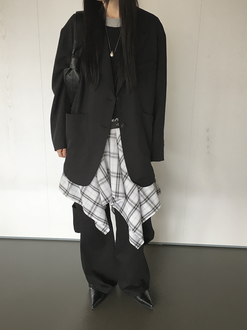 MONDAYMORING東大門㊣直郵女士新品人氣半身裙中短裙格紋半身裙MONDAYMORING半身裙/中短裙