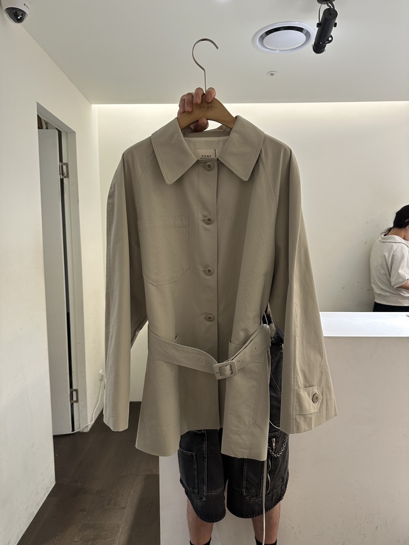 YOUR-P東大門㊣代購女士新款熱賣真品時尚推薦25秋冬夾克含腰帶YOUR-P夾克圖色1