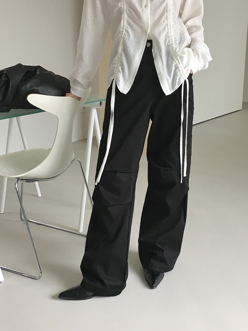 MONDAYMORING東大門㊣代購女士新款休閑25秋冬推薦職業休閑褲MONDAYMORING休閑褲