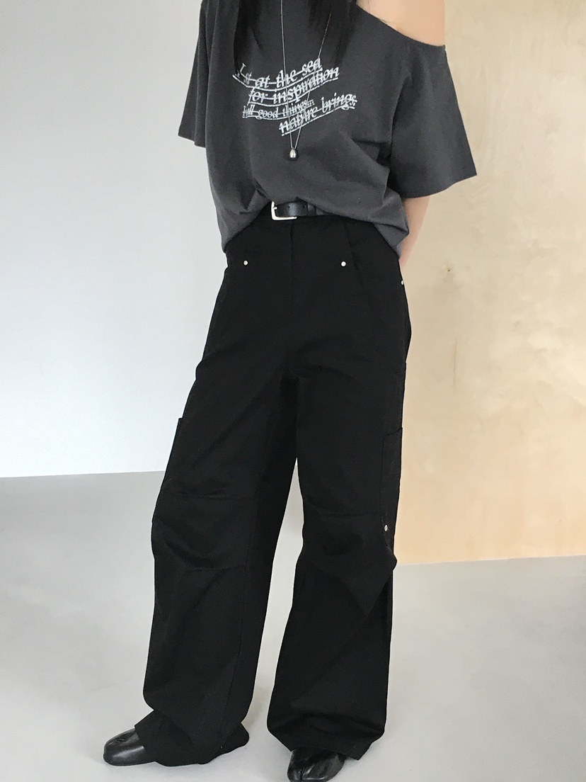 MONDAYMORING東大門㊣代購女士新款休閑25秋冬推薦職業休閑褲MONDAYMORING休閑褲