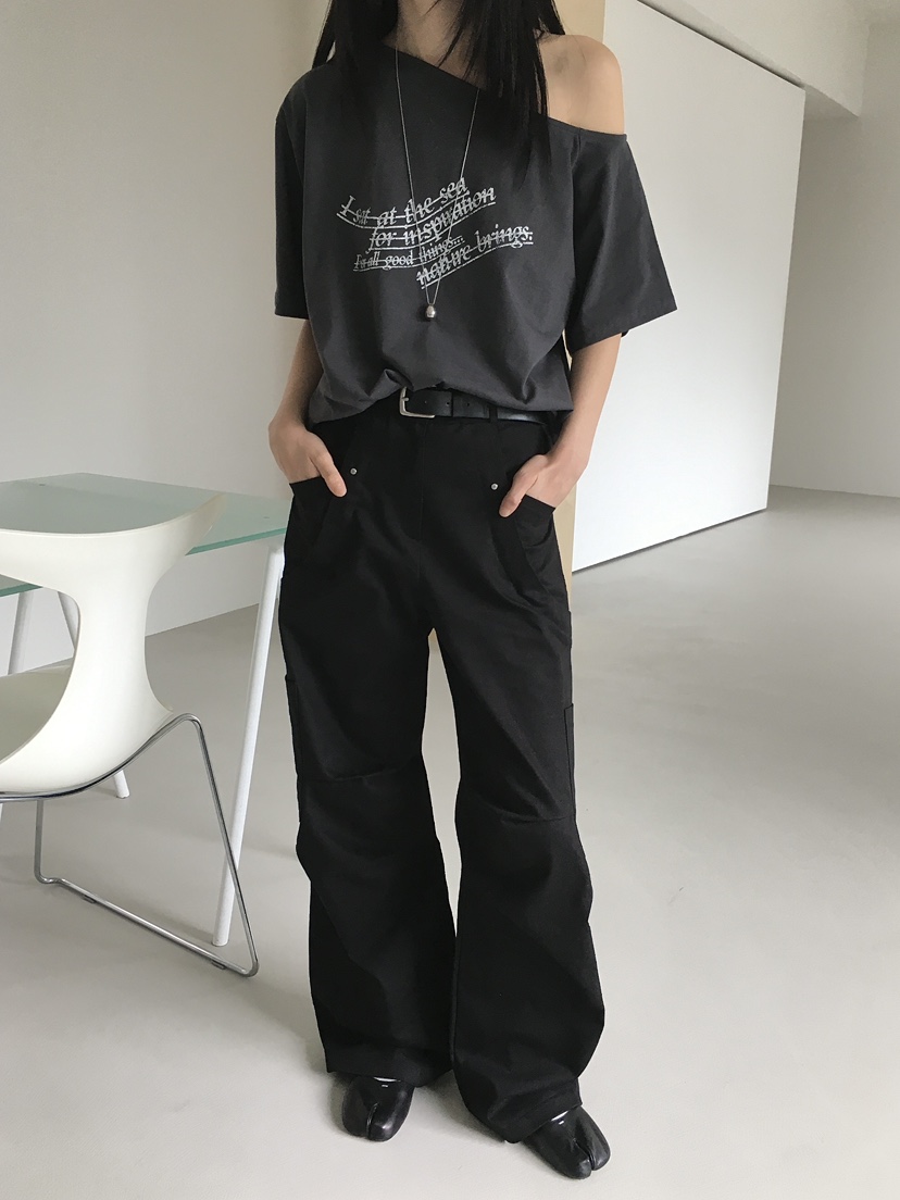 MONDAYMORING東大門㊣代購女士新款休閑25秋冬推薦職業休閑褲MONDAYMORING休閑褲