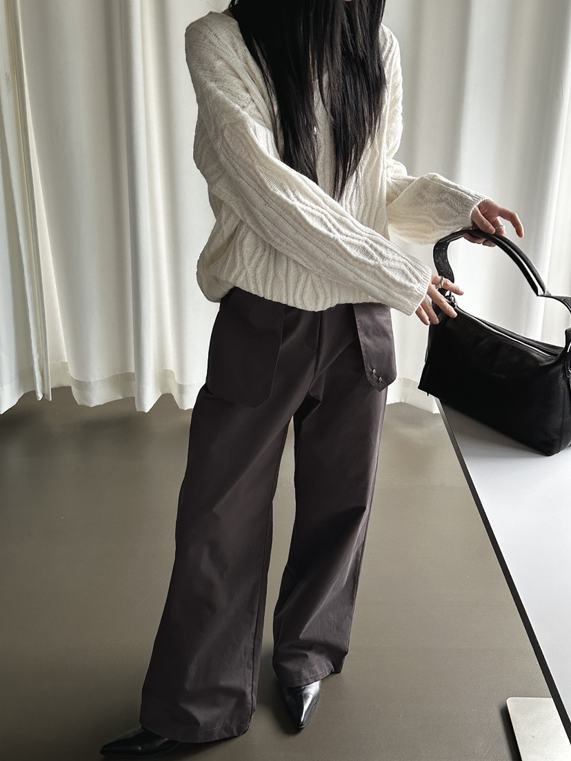 MONDAYMORING東大門㊣實拍女裝新款熱賣25秋冬休閑褲緊身褲MONDAYMORING休閑褲