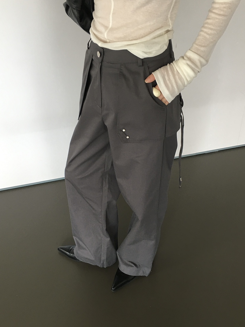 MONDAYMORING東大門㊣實拍女裝新款熱賣25秋冬休閑褲緊身褲MONDAYMORING休閑褲