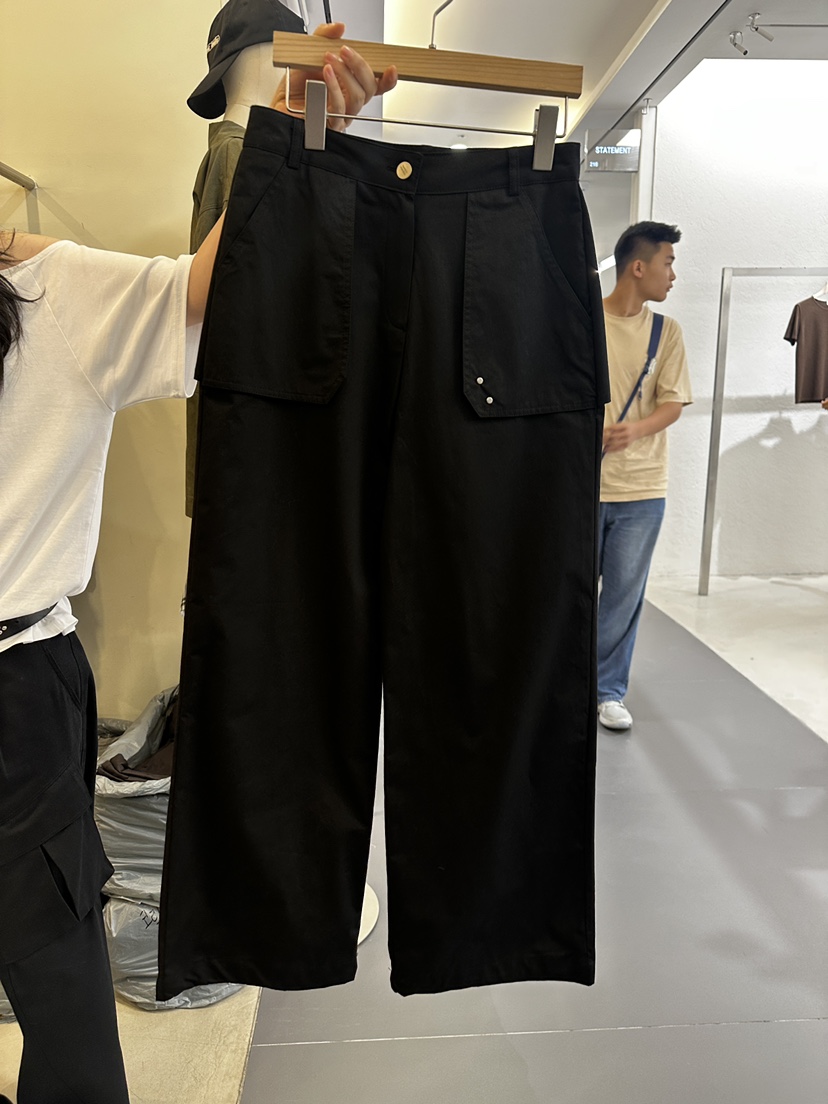 MONDAYMORING東大門㊣實拍女裝新款熱賣25秋冬休閑褲緊身褲MONDAYMORING休閑褲圖色3