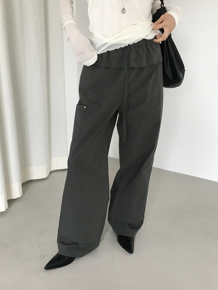 MONDAYMORING東大門㊣代購女士新款熱賣時尚推薦25秋冬休閑褲MONDAYMORING休閑褲