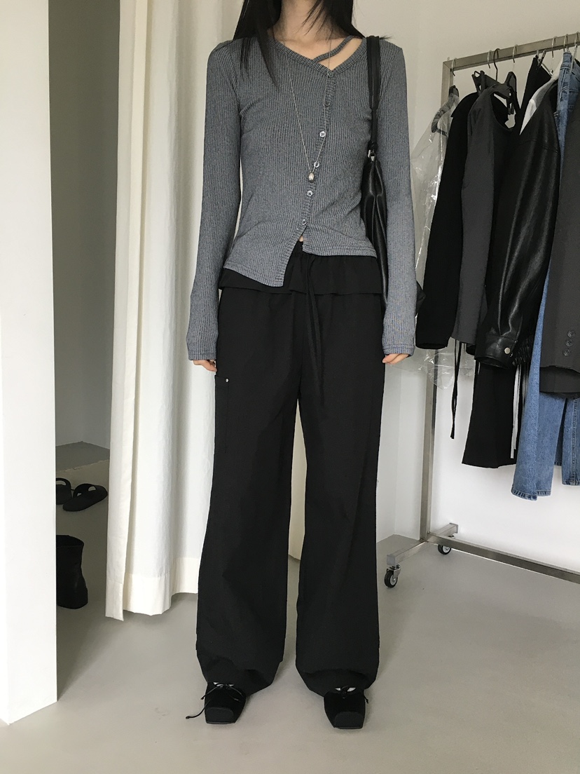 MONDAYMORING東大門㊣代購女士新款熱賣時尚推薦25秋冬休閑褲MONDAYMORING休閑褲