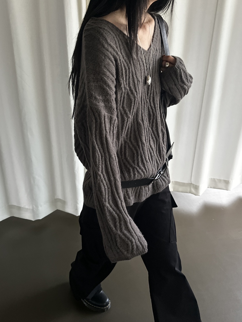 MONDAYMORING東大門㊣直郵女裝新款推薦熱賣真品毛衣羊毛羊駝MONDAYMORING毛衣