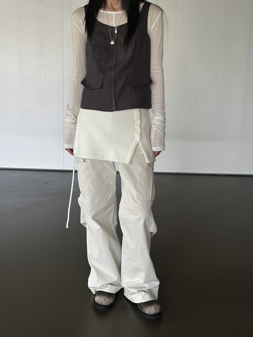 MONDAYMORING韓國直郵㊣女士新款推薦人氣真品休閑短裙含腰繩MONDAYMORING短裙
