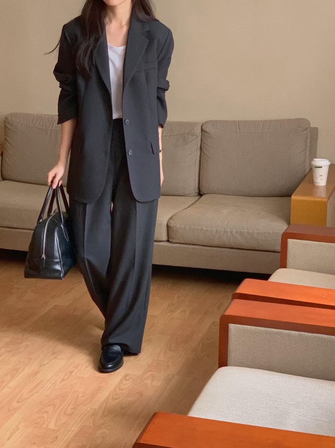 THE ZOA韓國直郵㊣女裝新款休閑人氣職業推薦時尚熱賣休閑褲THE ZOA休閑褲
