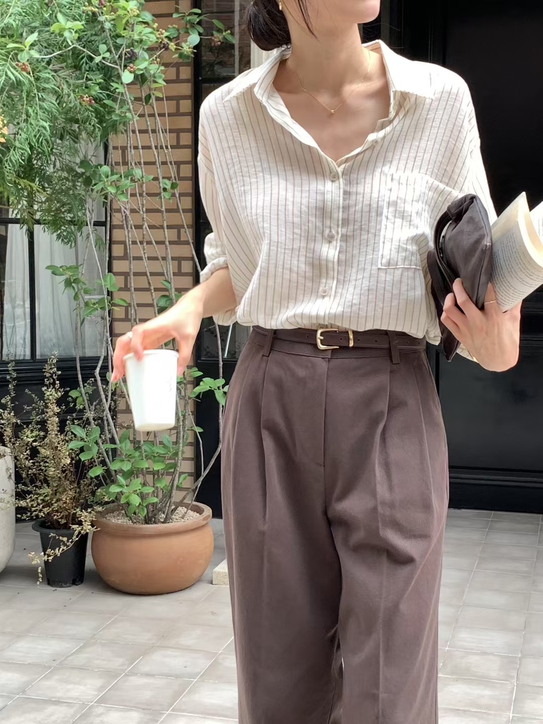 THE ZOA韓國代購㊣女裝新款推薦職業時尚人氣25秋冬襯衫蕾絲衫THE ZOA襯衫/蕾絲衫