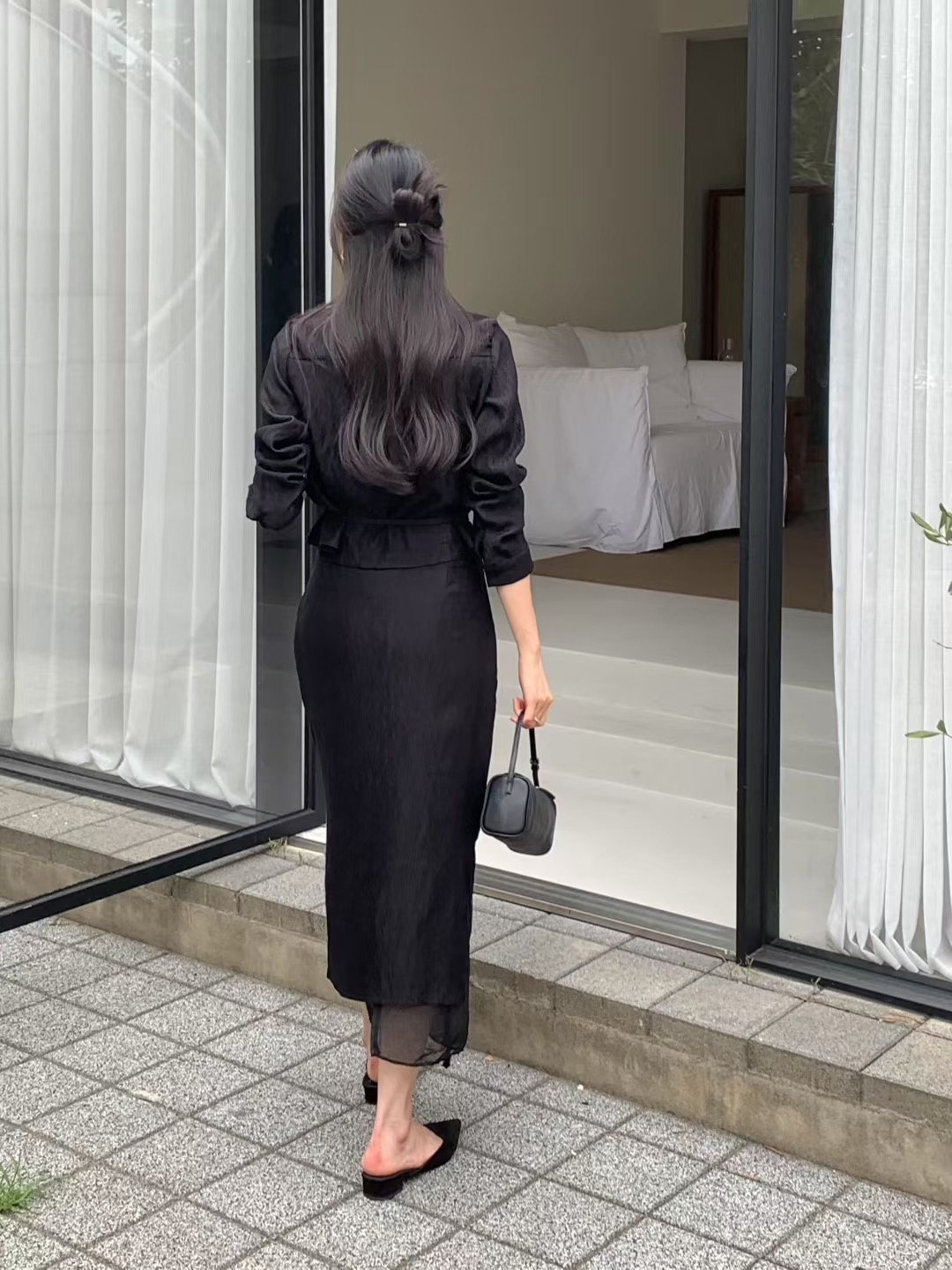 THE ZOA東大門㊣直郵女士新款職業25秋冬人氣熱賣套裝含腰繩THE ZOA套裝